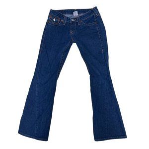 Vintage Women's Low Rise Flared True Religion Jeans